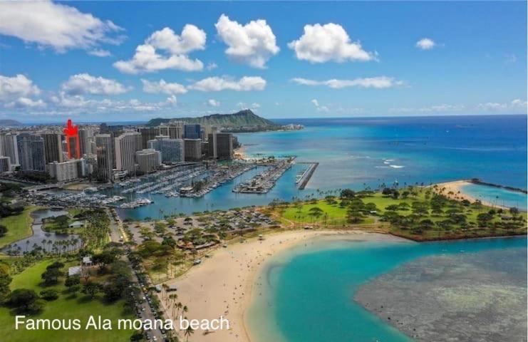 Waikiki High-Rise Sea View Free Parking Aparthotel Honolulu Exterior photo